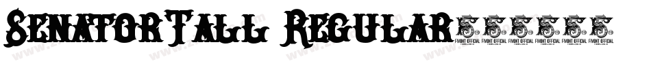 SenatorTall Regular字体转换